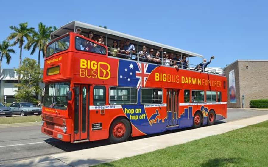Darwin: Hop-On Hop-Off Bus, Crocosaurus Cove and RFDS Entry - A practical way to use the three-part ticket