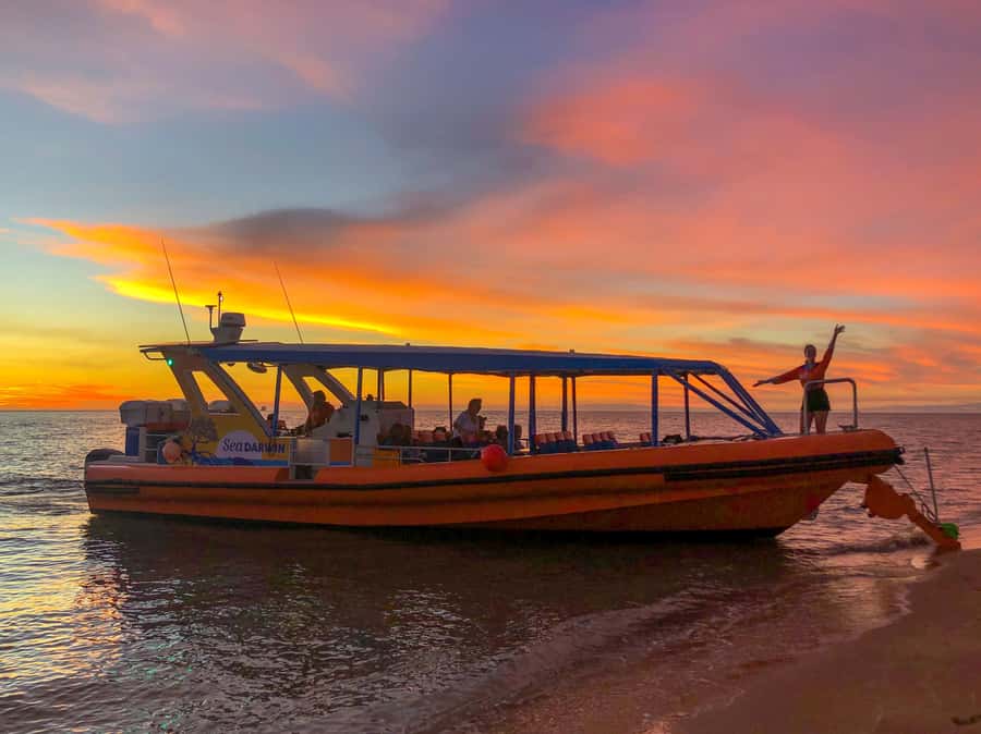 Darwin: Sunset Harbour Cruise with Fish and Chips Dinner - Starting at Stokes Hill Wharf