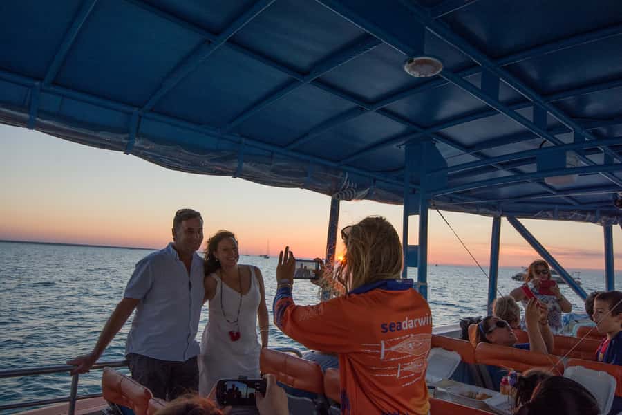 Darwin: Sunset Harbour Cruise with Fish and Chips Dinner - Darwin Harbour from the water