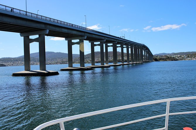 Derwent River Historic Harbour Cruise From Hobart - The north route beneath the Tasman Bridge
