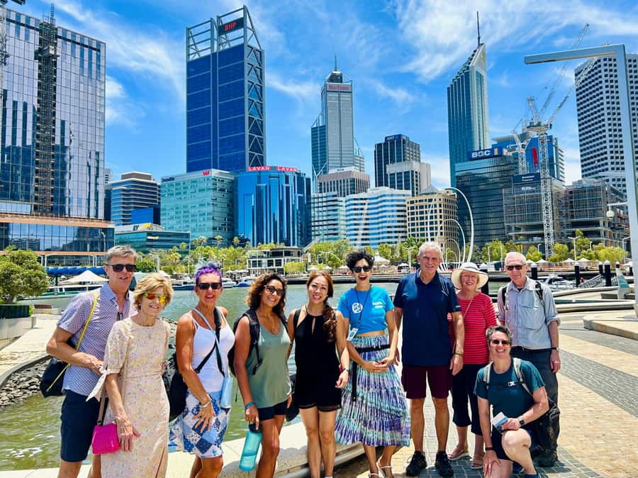 Discover Perth Walking Tour: History, Art, Sights + More! - Starting under the lights at Yagan Square