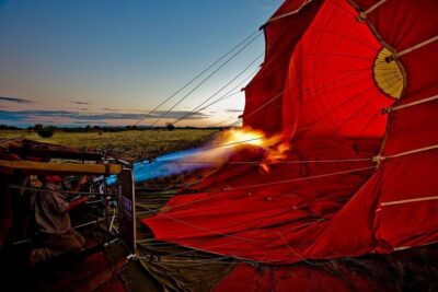 Early Morning Ballooning in Alice Springs