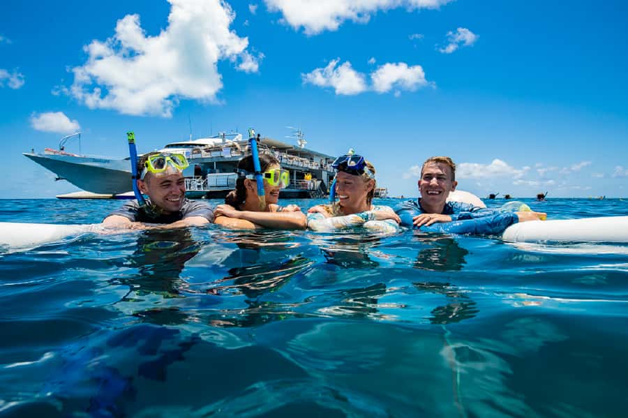 From Airlie Beach: Great Barrier Reef Adventure Cruise - Four hours to use Reefworld well