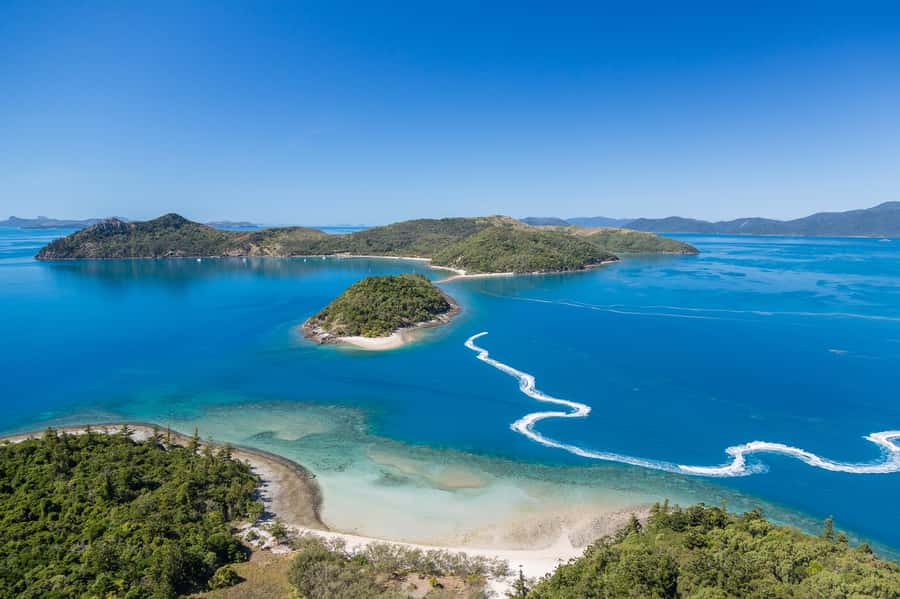 From Airlie Beach: Two-Island Safari - Two hours around the Whitsunday Islands