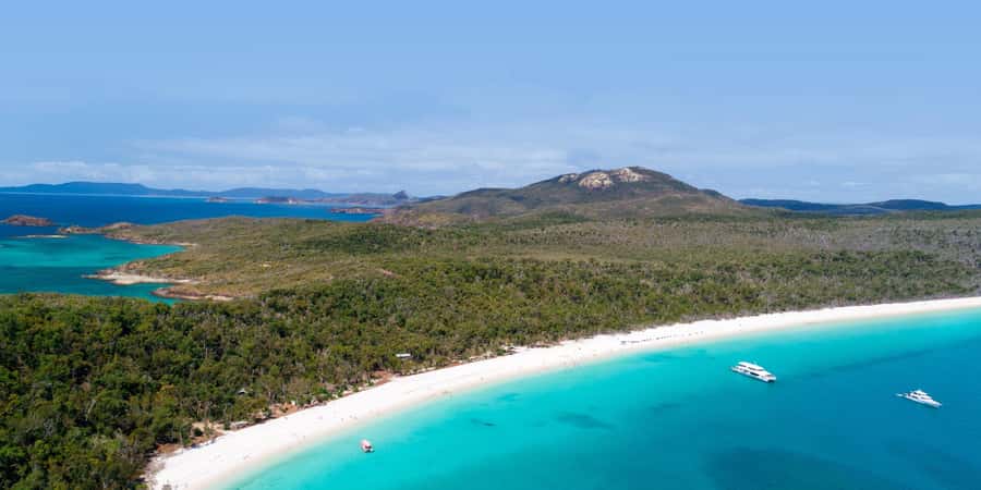 From Airlie: Whitsundays and Whitehaven Half-Day Cruise - A seven-hour route from Port of Airlie