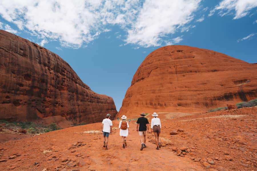 From Alice Springs/Yulara: 2 Day Uluru Kata Tjuta Rock Tour - The long road from Alice Springs to Uluru