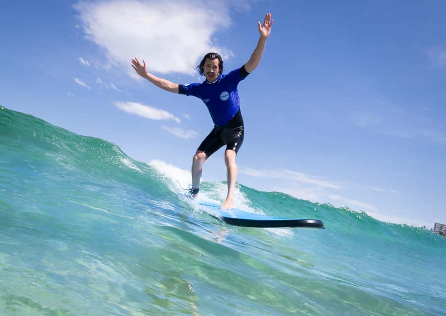 From Byron Bay: Learn to Surf Half-Day Tour - The Lennox Head viewpoint and local stops