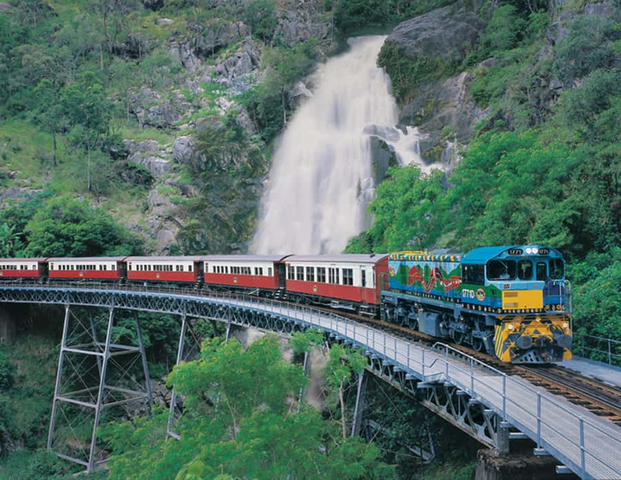 From Cairns: Full-Day Kuranda Army Duck Experience Tour - Skyrail from Cairns to Red Peak and Barron Falls