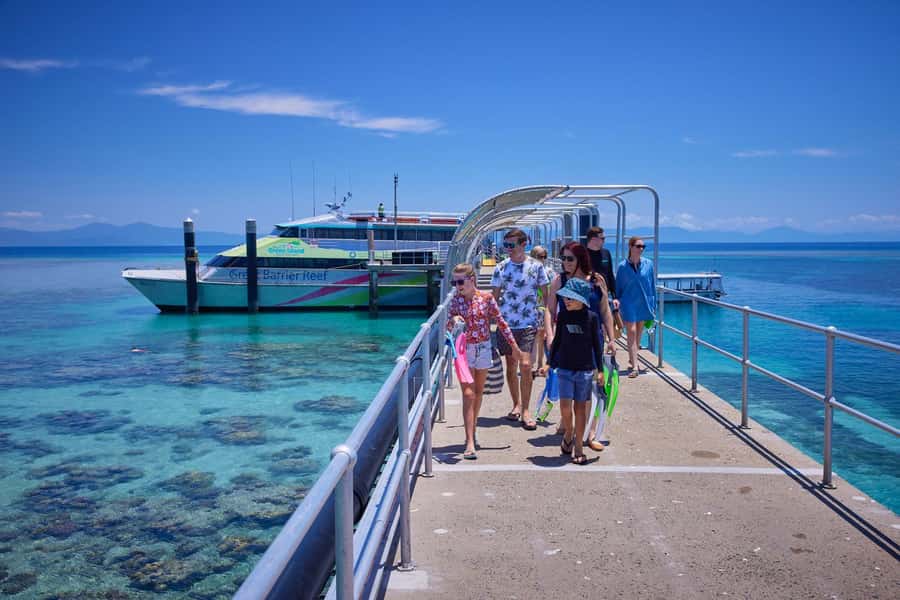 From Cairns: Green Island Half-Day Morning Cruise - Boarding the Reef Rocket from Cairns
