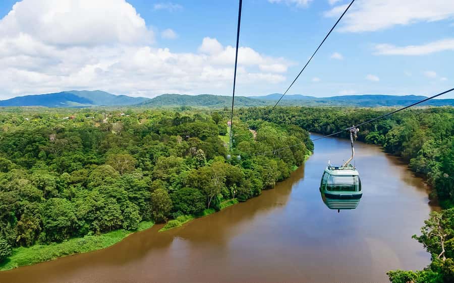 From Cairns: Self-Guided Kuranda Trip with Train and Skyrail - Morning pickup and the ride to Freshwater Station