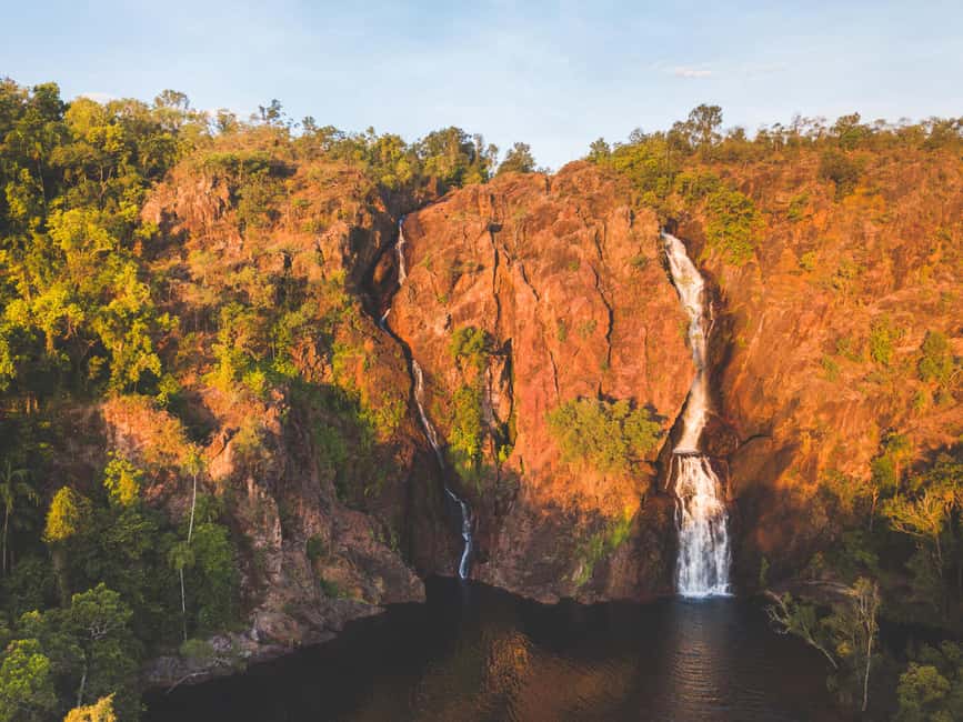 From Darwin: 1-Day Litchfield & Waterfalls Tour - Florence Falls, stairs, and the choice between walking and swimming