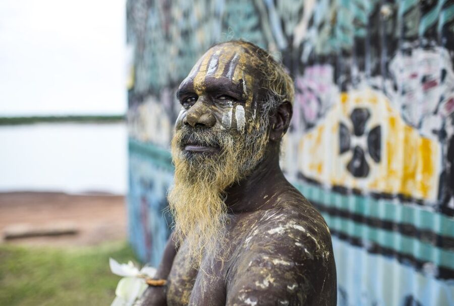 From Darwin: Tiwi By Design Tour by Ferry - Meeting your Tiwi guide at the beach