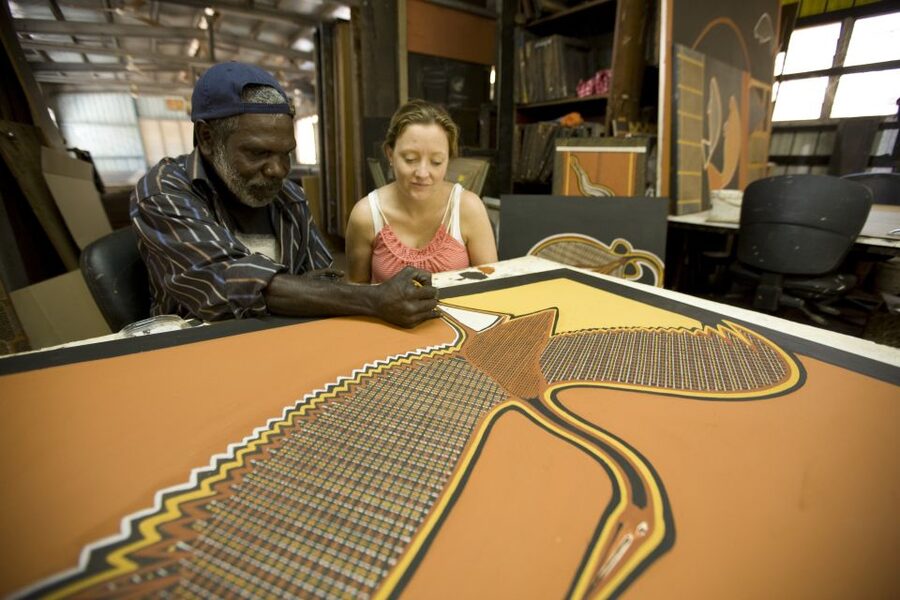 From Darwin: Tiwi By Design Tour by Ferry - Lunch, timing, and the slow pace