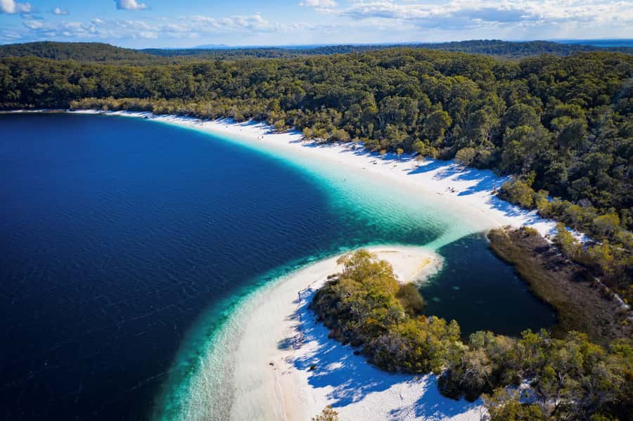 From Hervey Bay: K'gari Getaway Three-day 4WD Coach Tour - Lake McKenzie deserves its prime place