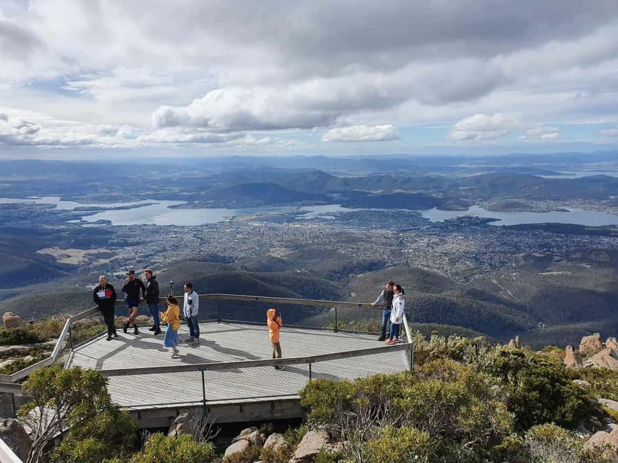 From Hobart: Mt Wellington Pinnacle 2 Hour Small Group Tour - Chalet shelter, snow gums, and roadside geology
