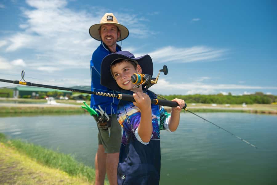 From Port Douglas: Barramundi Pond Fishing with Lunch - The guides make the difference