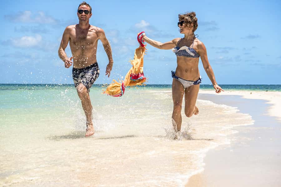 From Port Douglas: Outer Reef Cruise by Luxury Catamaran - The second reef site and glass-bottom boat option