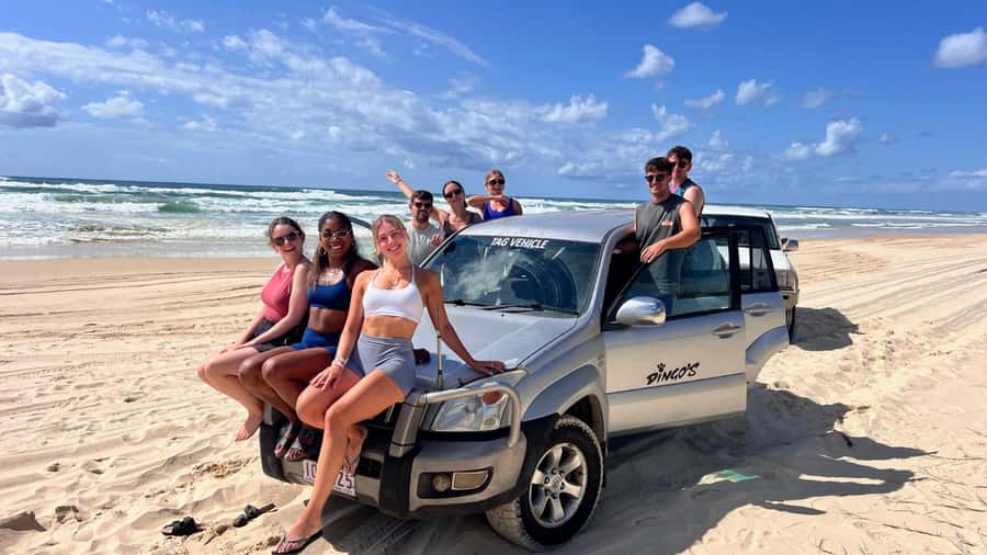 From Rainbow Beach: 2-Day K'gari (Fraser Island) 4WD Tour - The early start at Freedom Hostel