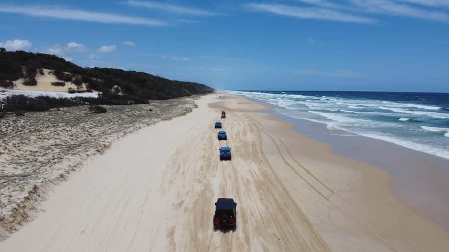 From Rainbow Beach: 2-Day K'gari (Fraser Island) 4WD Tour - The SS Maheno and 75 Mile Beach