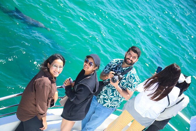 From Sydney: Port Stephens Dolphin, Koalas, Lunch & Sandboarding - Crossing Birubi Beach toward Stockton Dunes