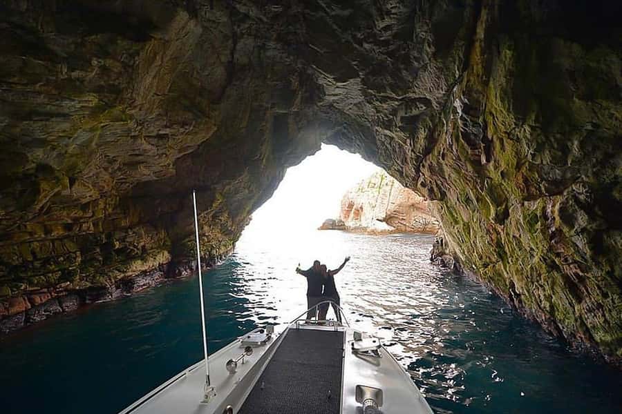 From Triabunna: Maria Island Cruise & Guided Walk with Lunch - Maria Island from the water