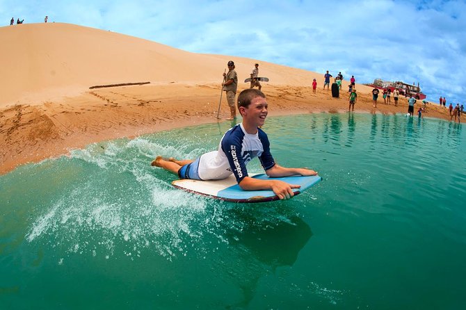 Full-Day 1770 Tour by LARC Amphibious Vehicle Including Sandboarding and Bustard Head Lightstation - Why the LARC makes this Agnes Water trip different