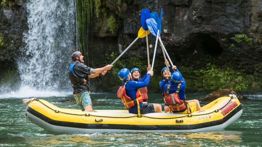Full Day White Water Rafting From Cairns or Mission Beach - Rainforest views between the rapids