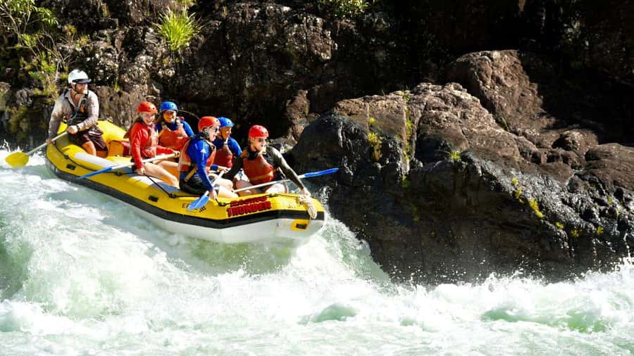 Full Day White Water Rafting From Cairns or Mission Beach - What the day looks like from Cairns