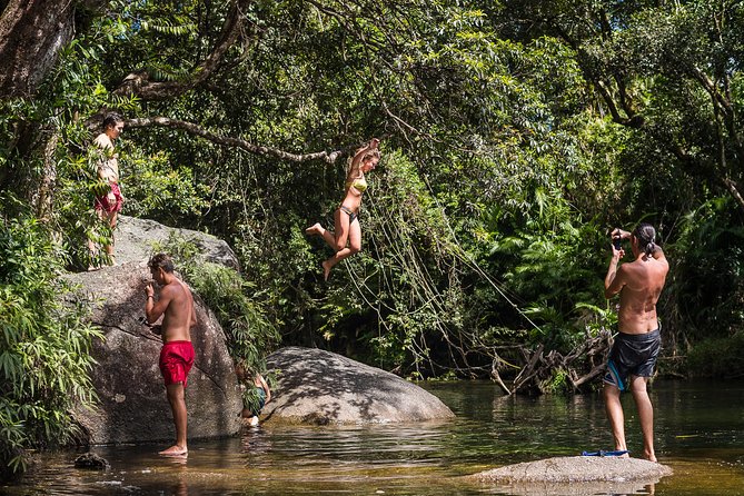 Fun, Falls and Forests Day Trip from Cairns - Babinda Boulders begins the water adventure