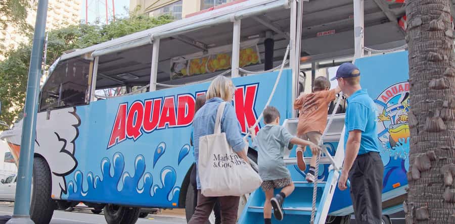 Gold Coast: 1-Hour Land and Water Duck Tour - Rain, seating, and practical comfort