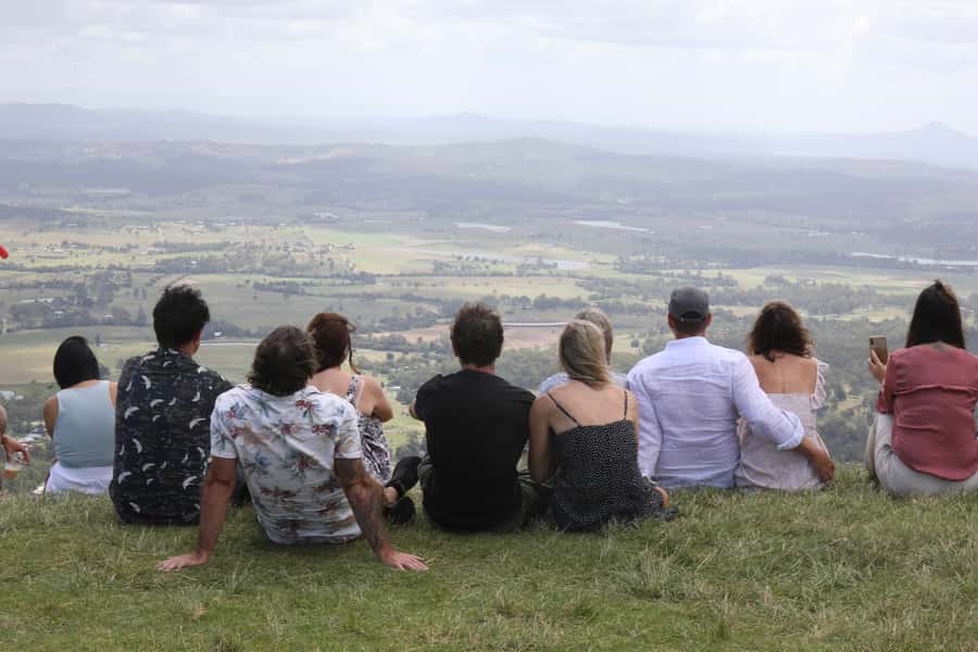 Gold Coast: Daytime Glow Worm Caves and Hop-on Hop-off Tour - Scenery without a hard hike