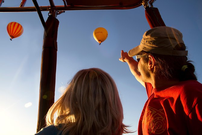Gold Coast Hot Air Balloon + Winery Breakfast + Return Transfers - Floating above farms, forests, and vineyards