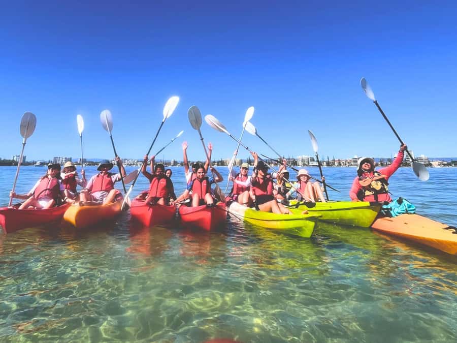 Gold Coast: Wave Break Island Kayaking & Snorkeling tour - Walking across Wave Break Island