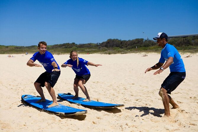 Half Day Learn to Surf Tour From Byron - Starting with safety, warm-up, and surf basics