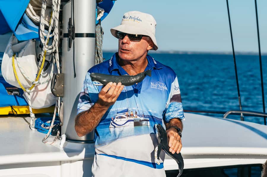 Hervey Bay: Exclusive Whale Watch Encounter - Listening to whales through the hydrophone