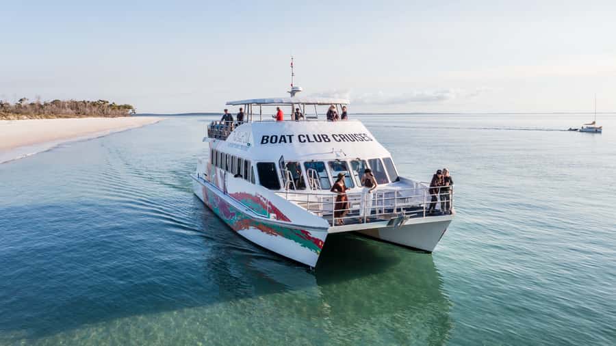 Hervey Bay: K'Gari(Fraser Is) Adventure & Sightseeing Cruise - The boom-net swim