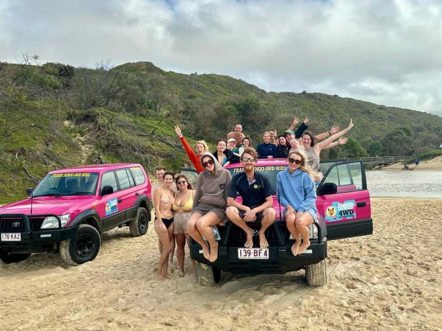 Hervey Bay to K'gari/Fraser Island 2-Day Tour (Beach House) - Beachhouse accommodation and shared rooms