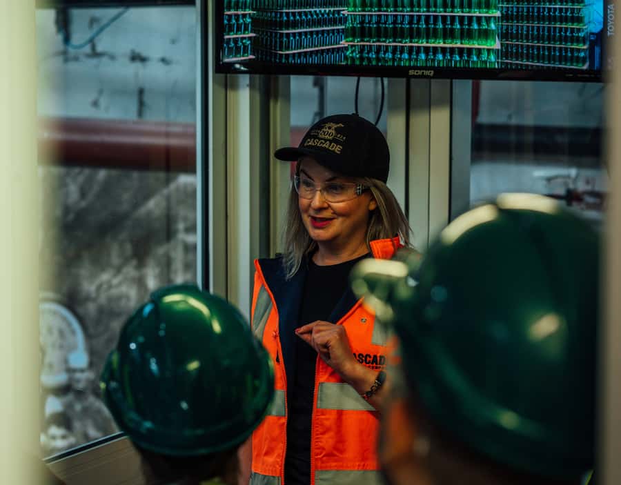 Hobart: Cascade Brewery Experience - The physical route through the brewery