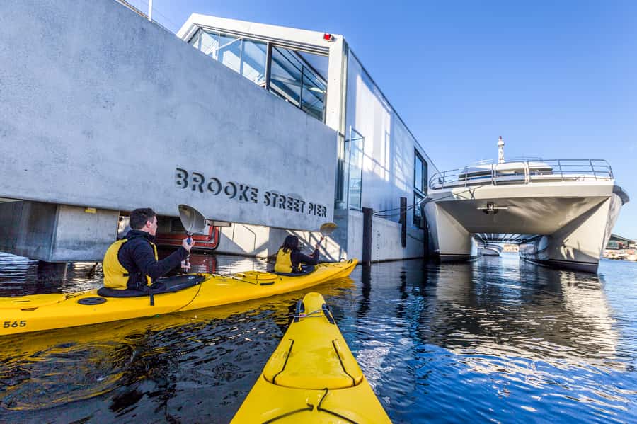 Hobart City 2.5-Hour Kayak Tour - Fish and chips without leaving the kayak