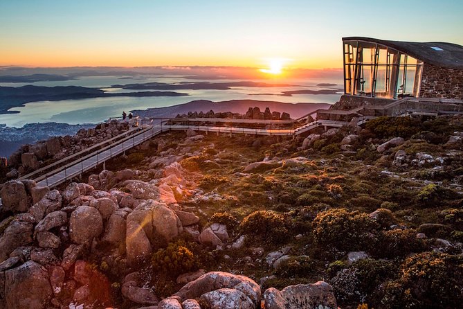 Hobart Highlights Day Tour - Reaching the summit of Mt Wellington