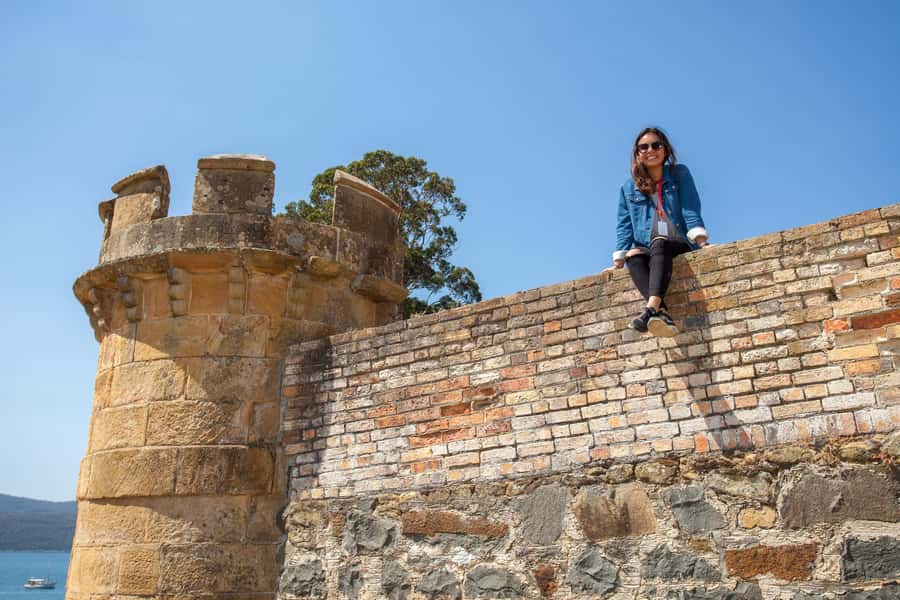 Hobart: Port Arthur, Richmond & Tasman Peninsula Active Tour - From Hobart to Pirates Bay Lookout
