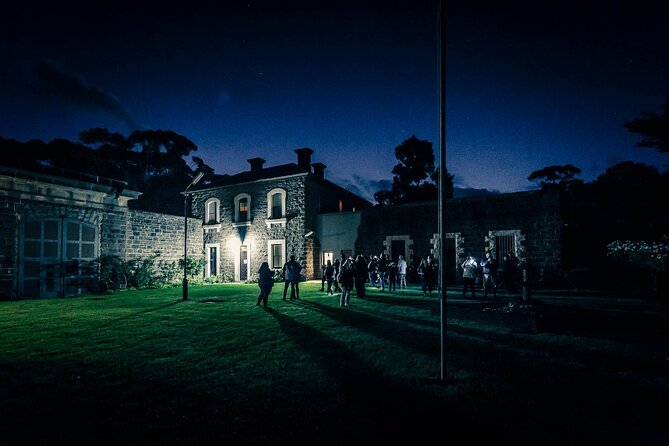 J Ward Lunatic Asylum Ghost Tour - Walking through the original kitchen and showerblock