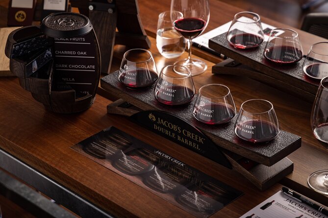 Jacob's Creek Double Barrel Experience - Tasting Shiraz and Cabernet Sauvignon side by side