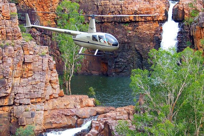 Kakadu Yellow Waters Cruise & Katherine Gorge Helicopter Scenic - Sunrise over Darwin in a private plane