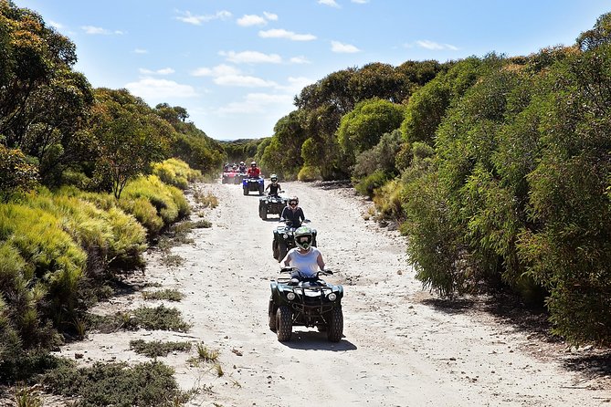 Kangaroo Island Quad Bike (ATV) Tours - Riding from Vivonne Bay into the Kangaroo Island bush