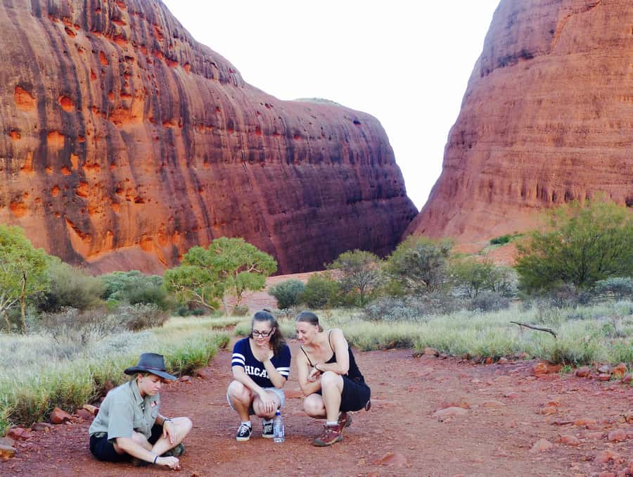 Kata Tjuta: Small Group Sunrise Tour with Picnic Breakfast - Walking into Walpa Gorge