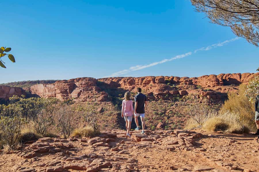 Kings Canyon: Full-Day Tour from Ayers Rock Resort - The Kings Canyon Rim Walk: hard at first, rewarding after