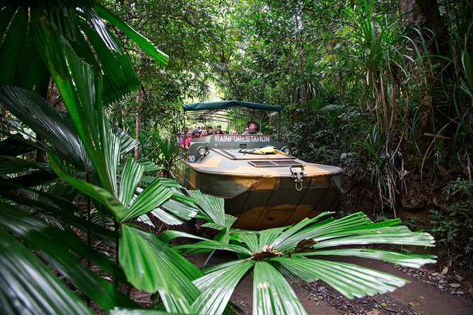 Kuranda Highlights including Rainforestation Aboriginal Culture and Wildlife R1B - Rainforestation and the Army Duck