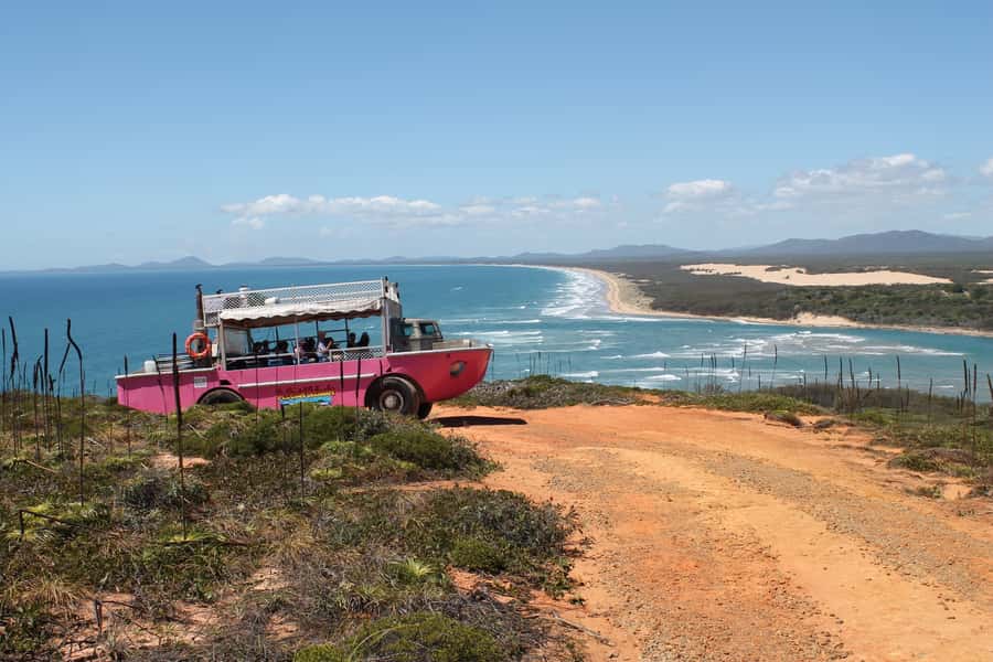 LARC! Paradise Tour: Beach, Lunch and Sandboarding - Starting at 1770 Marina
