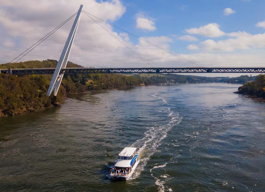 Launceston: 4-Hour Batman Bridge Luncheon Cruise - Passing Tamar Island and the riverfront landmarks